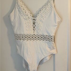 BECCA White Onepiece swimsuit